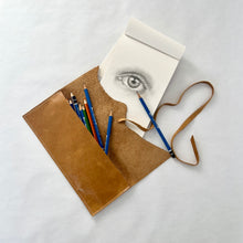 Load image into Gallery viewer, Raw Edge Artist Pouch | Small Clutch