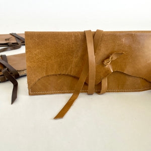 Raw Edge Artist Pouch | Small Clutch