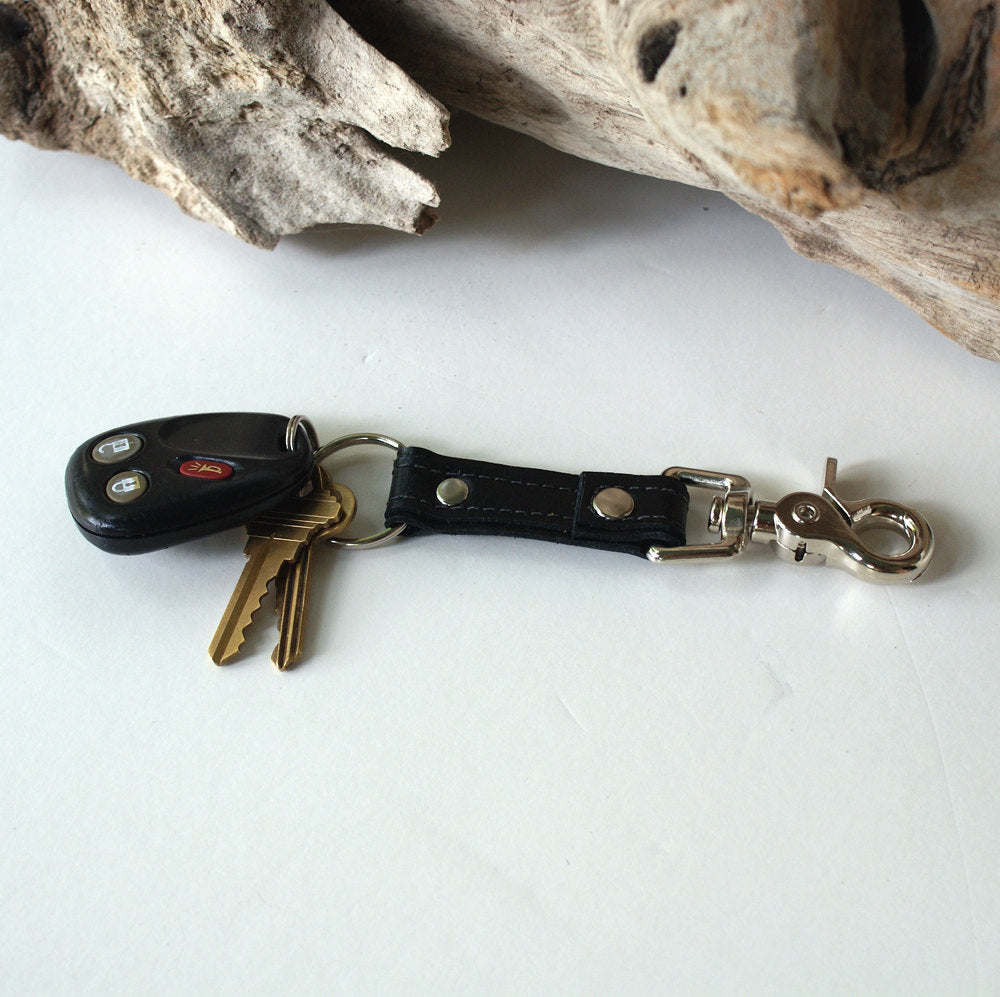 Leather Dog Key Chain Lobster Clasps Gift for Her/him 