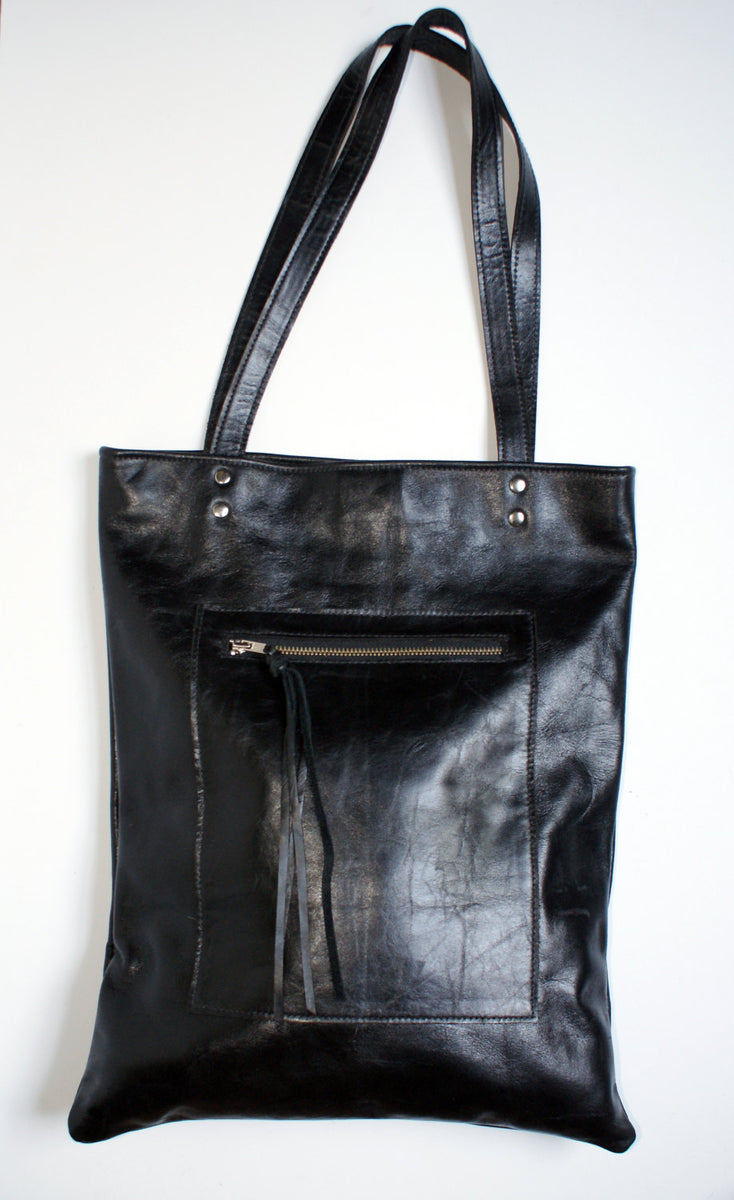 HACKER Leather Tote | Laptop Bag – Marge & Rudy Handmade